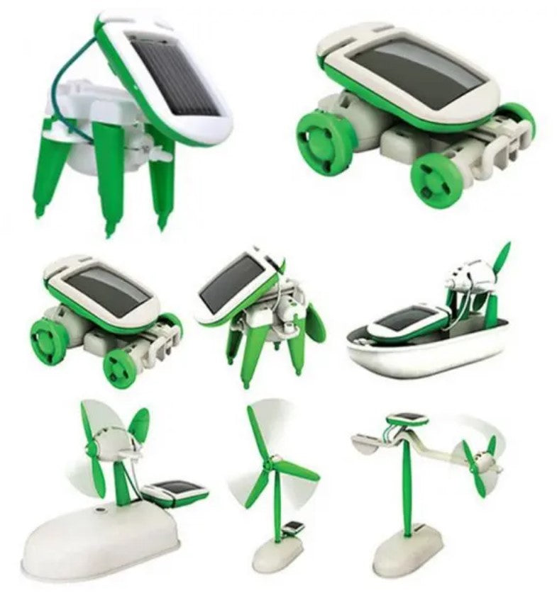 Robot Solar Juguete Educativo Kit 6 en 1