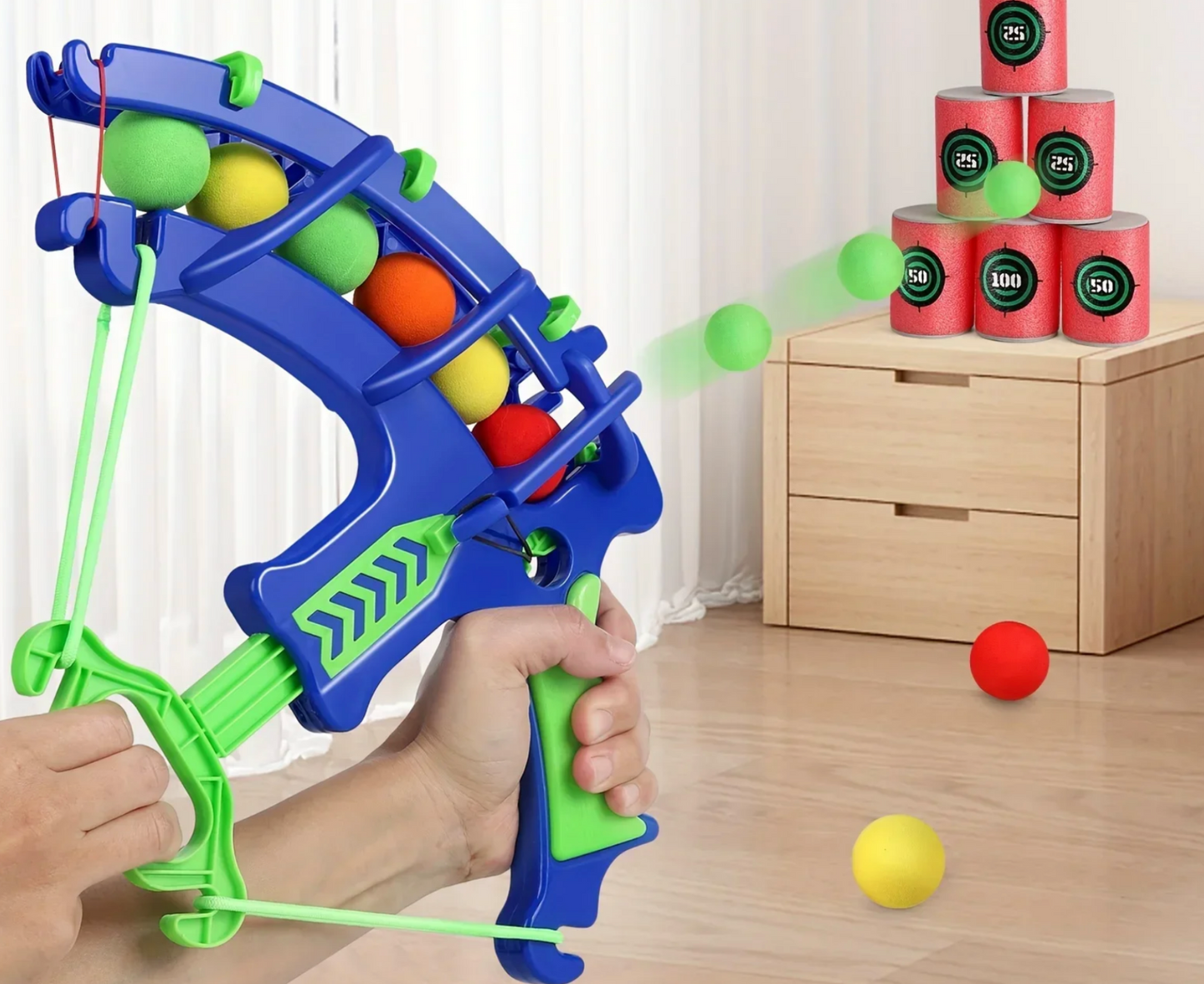 Arco Lanzador de Bolas Tiro al Blanco