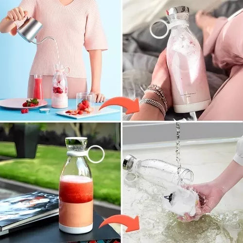 FrutiMix™ 350 ml Batidora Portatil, Salud en movimiento, al instante.