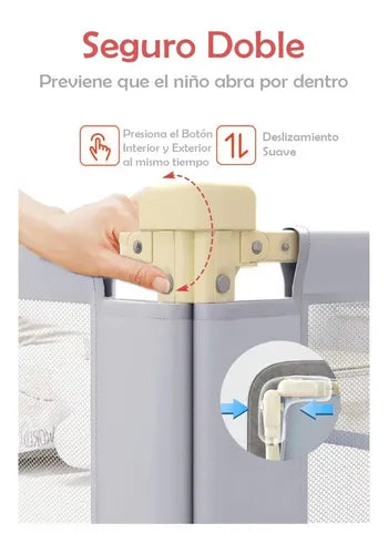 💤 BARANDA DE CAMA DISEÑO DELFÍN™ – SEGURIDAD Y TRANQUILIDAD MIENTRAS DUERMES 🐬