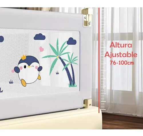 💤 BARANDA DE CAMA DISEÑO DELFÍN™ – SEGURIDAD Y TRANQUILIDAD MIENTRAS DUERMES 🐬