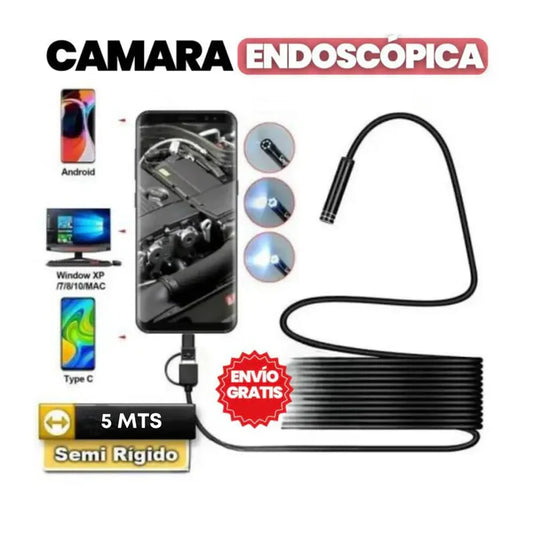 EndoView Pro™ – Inspección Inteligente desde tu celular ,Camara Endoscopio