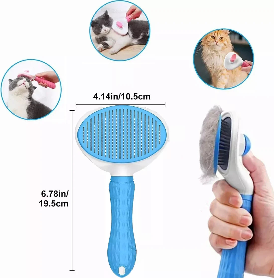 HAIR CLEANER PRO™ – Cepillo Removedor de Pelo con Botón Práctico.
