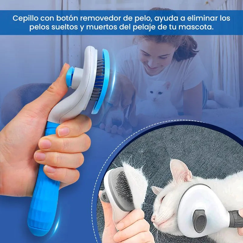HAIR CLEANER PRO™ – Cepillo Removedor de Pelo con Botón Práctico.