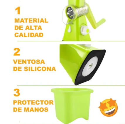 RALLADOR y CORTADOR ™ LAMINA , RALLA Y CORTA CON PRECISIÓN.