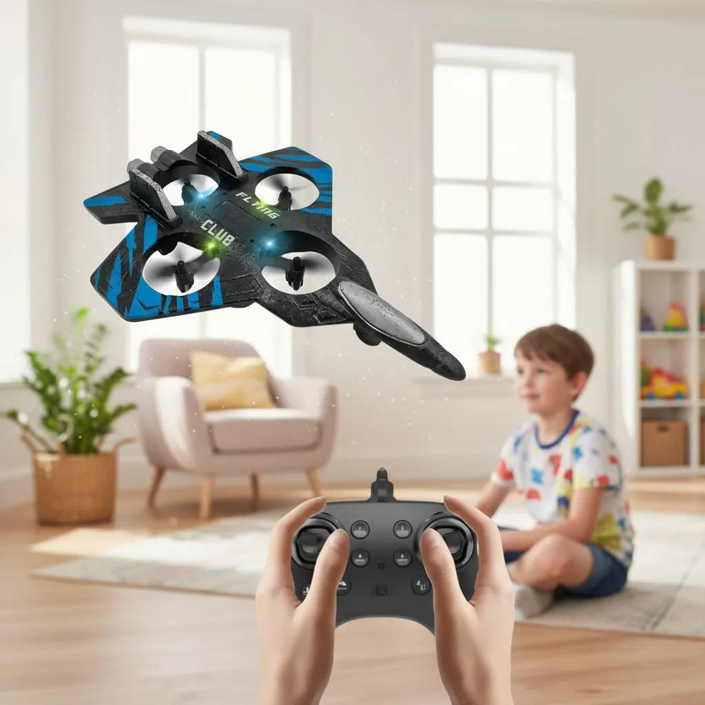 DRON JET™ avion Con Control Remoto , el mejor regalo para tus hijos , estilo y seguridad en tus manos .