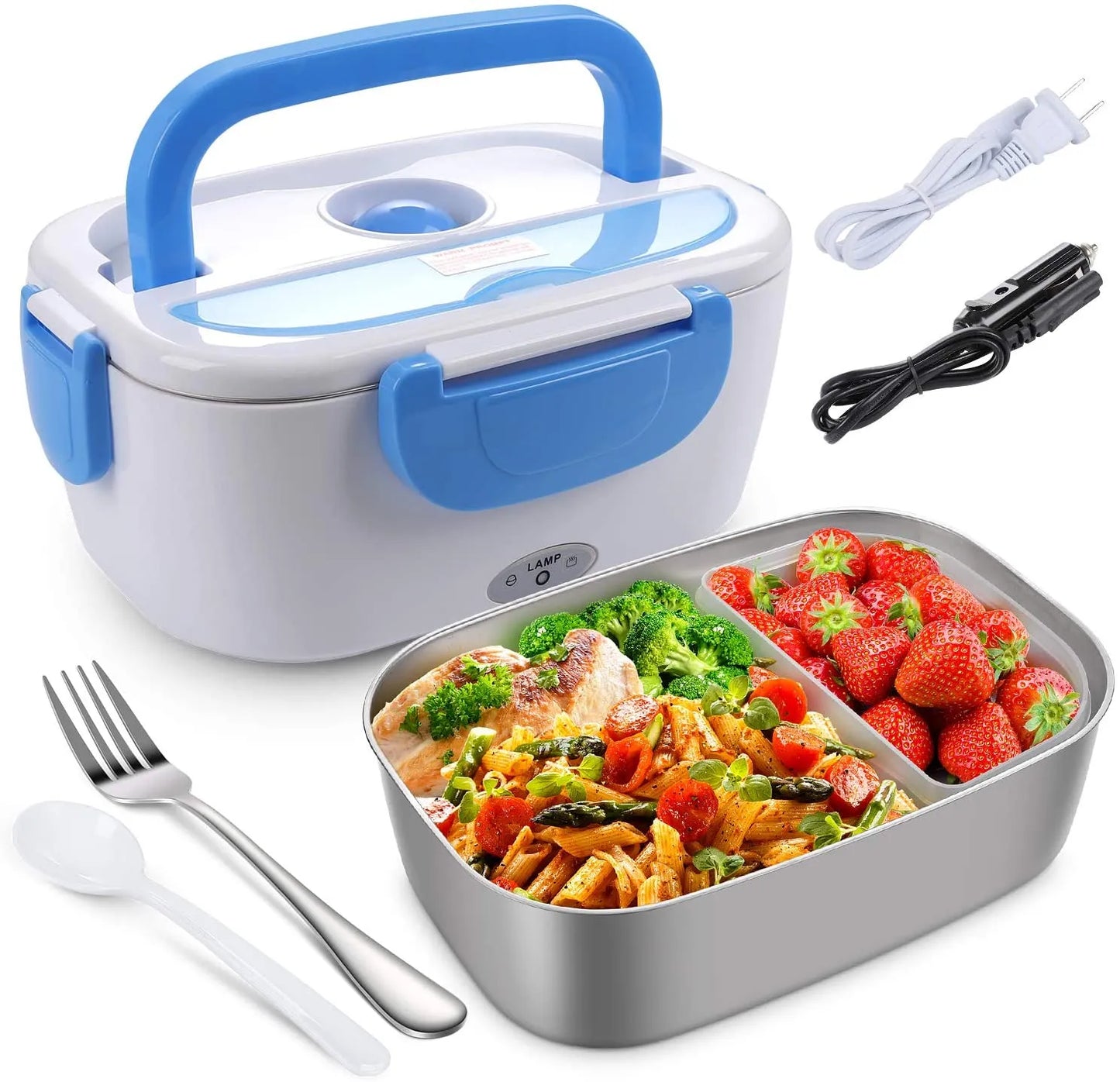 LONCHERA ELÉCTRICA™ CON CALENTADOR INTEGRADO – COMIDAS SIEMPRE CALIENTES Y LISTAS.