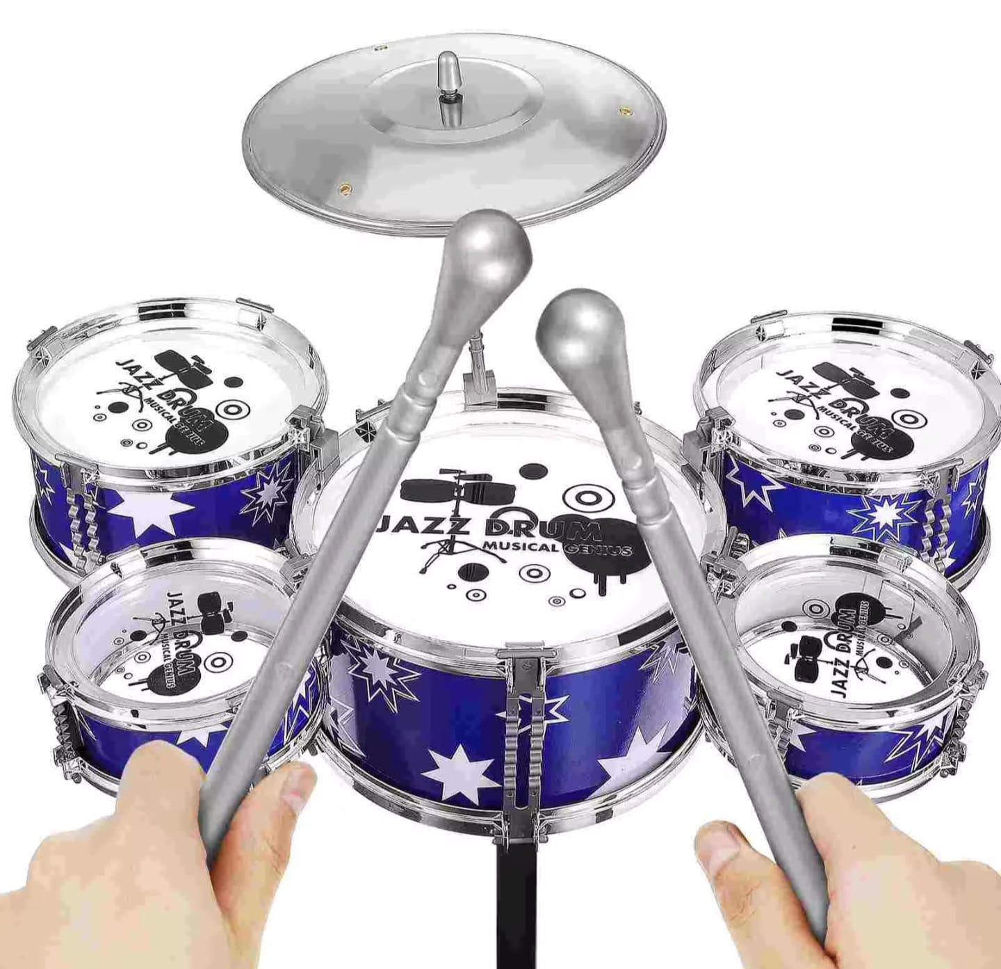 BATERÍA DE JAZZ MUSICAL™ – ¡DESPIERTA EL TALENTO QUE LLEVA DENTRO TU PEQUEÑO ARTISTA! 🎶👦