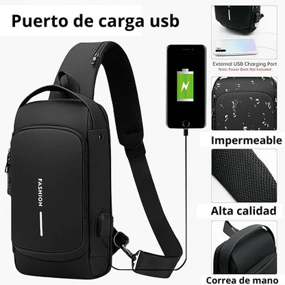 BOLSO CROSSSAFE™ ANTIRROBO TU COMPAÑERO URBANO RESISTENTE AL AGUA