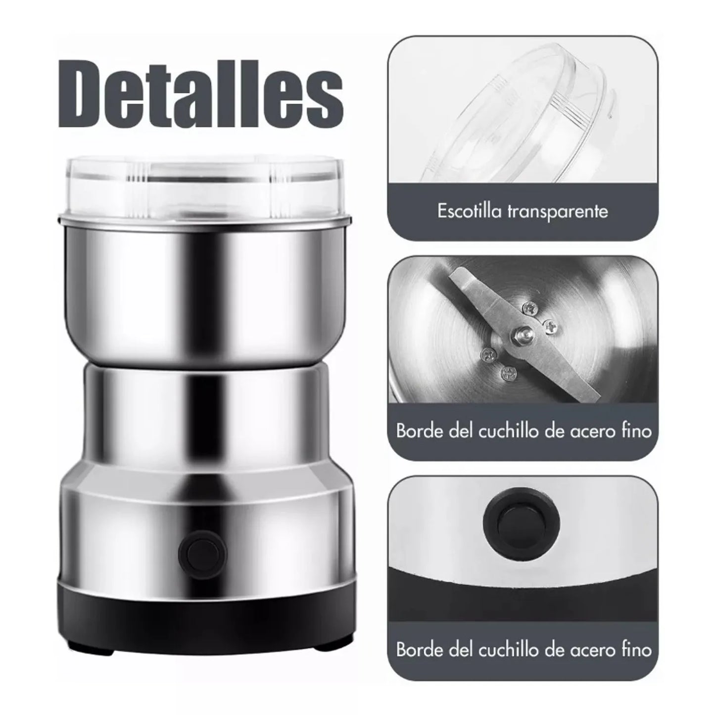 Molino Eléctrico de Alta Velocidad™ Versátil , duradero y mejora tu ritual matutino.