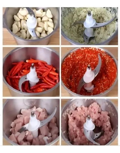 PICADORA ELÉCTRICA™ CON DOBLE VELOCIDAD AJUSTABLE DUAL.