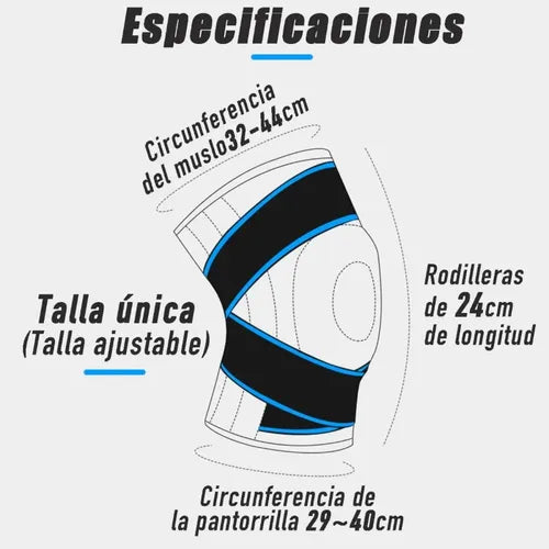 Rodillera™ Ergonómica ,Ortopédicas con Soporte de Gel y Compresión .