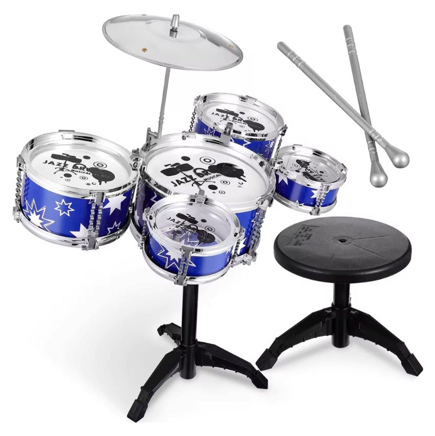 BATERÍA DE JAZZ MUSICAL™ – ¡DESPIERTA EL TALENTO QUE LLEVA DENTRO TU PEQUEÑO ARTISTA! 🎶👦