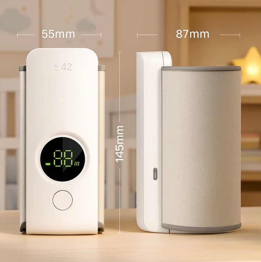 Calentador Portátil de Mamaderas™ – Diseño Inteligente. Calor Preciso. Tranquilidad Absoluta. 💎