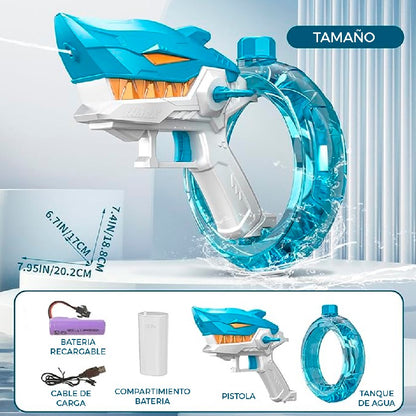 PISTOLA AGUA ELECTRICA DE TIBURON