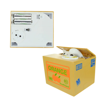 Alcancía de Gato en Cajita