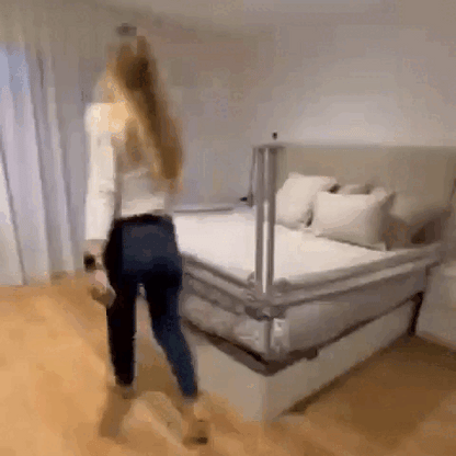 💤 BARANDA DE CAMA DISEÑO DELFÍN™ – SEGURIDAD Y TRANQUILIDAD MIENTRAS DUERMES 🐬