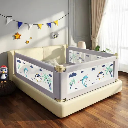 💤 BARANDA DE CAMA DISEÑO DELFÍN™ – SEGURIDAD Y TRANQUILIDAD MIENTRAS DUERMES 🐬