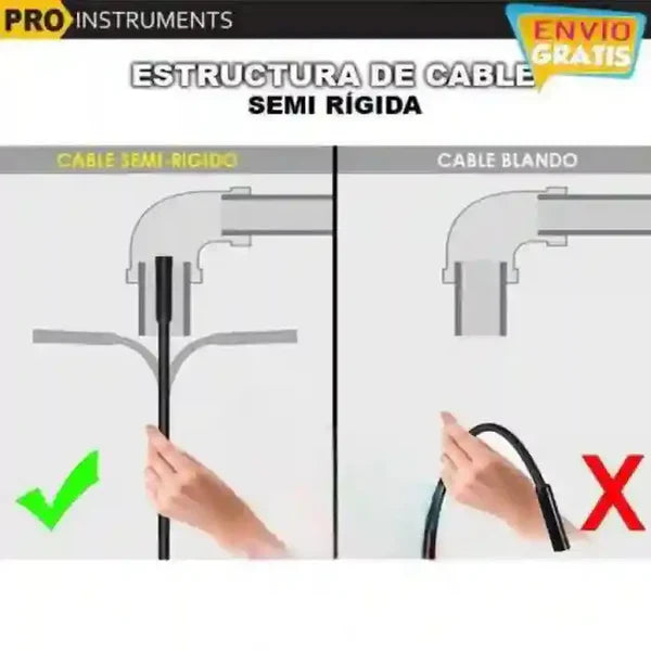 EndoView Pro™ – Inspección Inteligente desde tu celular ,Camara Endoscopio