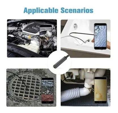 EndoView Pro™ – Inspección Inteligente desde tu celular ,Camara Endoscopio