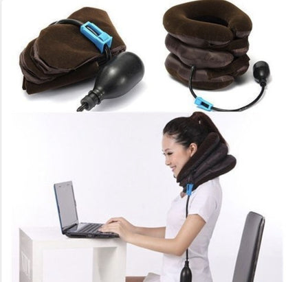 COJÍN ERGONÓMICO™ – Almohada Inflable Cervical para Casa, Oficina o Avión