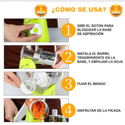 RALLADOR y CORTADOR ™ LAMINA , RALLA Y CORTA CON PRECISIÓN.