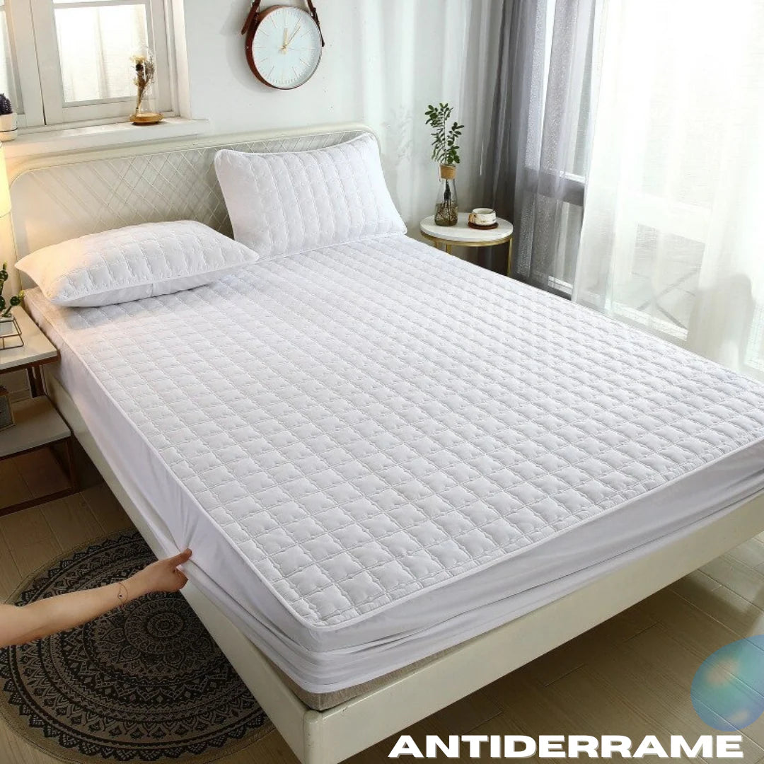 CUBRE COLCHÓN ANTI FLUIDOS 1 - 1.5P™ – PROTECCIÓN TOTAL A PRUEBA DE LÍQUIDOS.