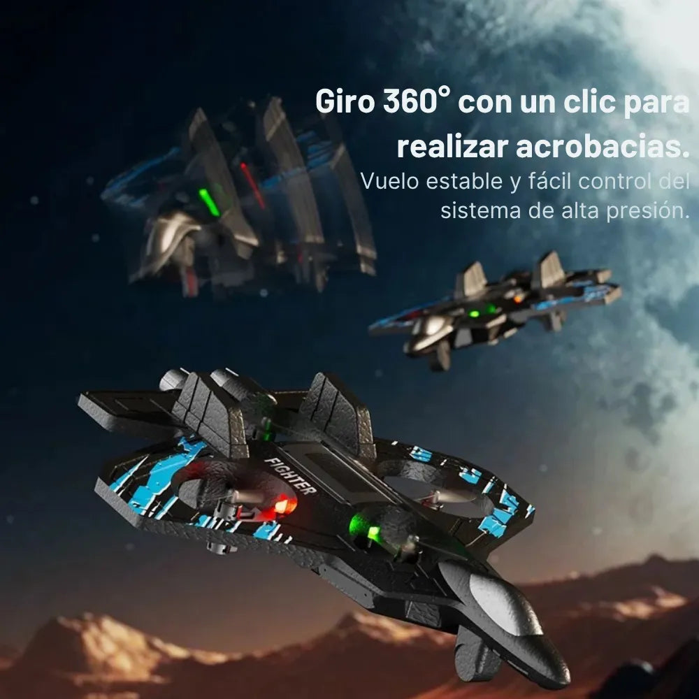 DRON JET™ avion Con Control Remoto , el mejor regalo para tus hijos , estilo y seguridad en tus manos .
