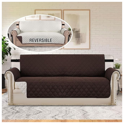 PROTECTOR DE SOFÁ ACOLCHADO 3 PLAZAS™ – ANTIDESLIZANTE Y LAVABLE.