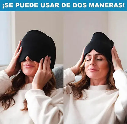 MIGRAFREEZE™ – Gorro de Gel Terapéutico para Aliviar Migrañas y Dolores de Cabeza