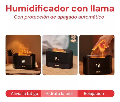 LLAMIFICADOR RELAX & AROMA™ HUMECEDE EL AIRE Y AROMATIZA TU AMBIENTE.