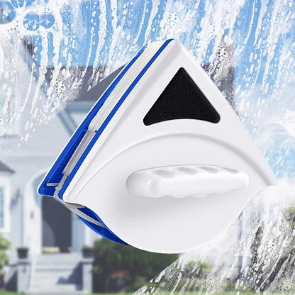 CRYSTAL CLEAN™– Limpiavidrios Magnético Triangular de Alta Precisión.