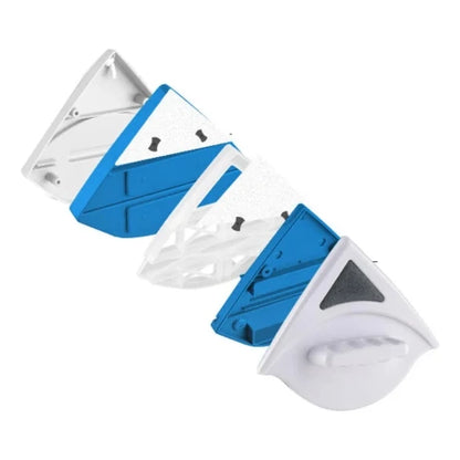 CRYSTAL CLEAN™– Limpiavidrios Magnético Triangular de Alta Precisión.