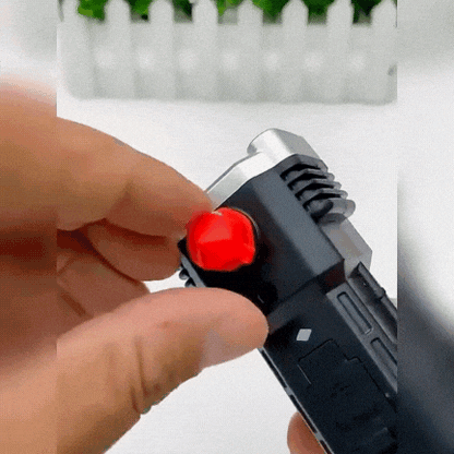 LINTERNA TÁCTICA 4 EN 1™ – Recargable, Imán, Luz LED y Emergencia