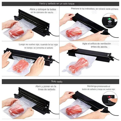 SELLADORA AL VACÍO PRO™ – CONSERVA FRESCO TODO POR MÁS TIEMPO.