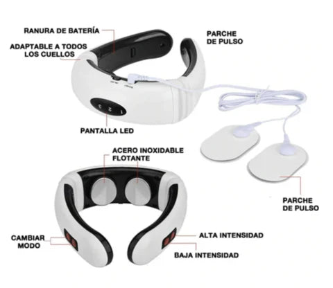 MyRelax™ Masajeador De Cuello Y Espalda ,Diseño ergonómico, calor suave y alivio instantáneo.