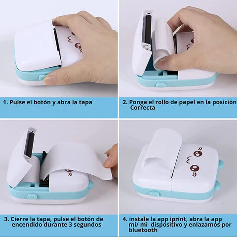 IMPRESORA TÉRMICA PORTÁTIL™ – IMPRESORA TÉRMICA COMPACTA PARA NOTAS, STICKERS Y MÁS ✅🖨️