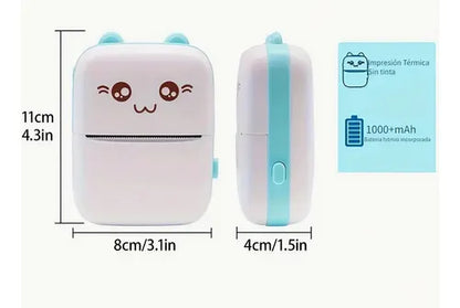 IMPRESORA TÉRMICA PORTÁTIL™ – IMPRESORA TÉRMICA COMPACTA PARA NOTAS, STICKERS Y MÁS ✅🖨️