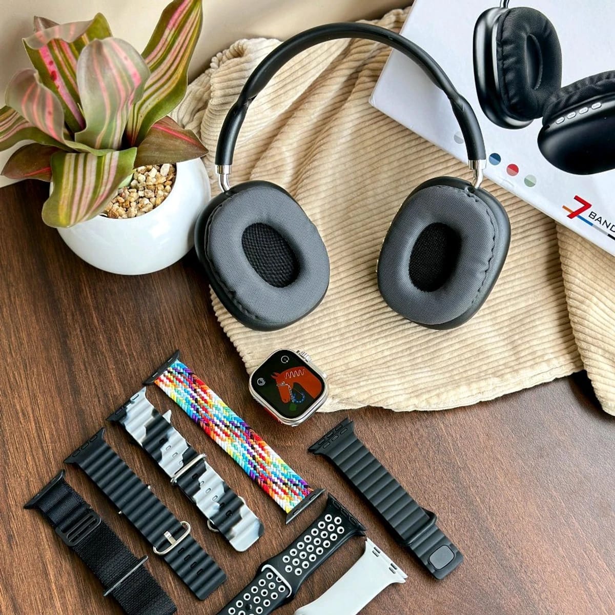 Audífonos P9 Ultra2 + Smartwatch BIG2.20