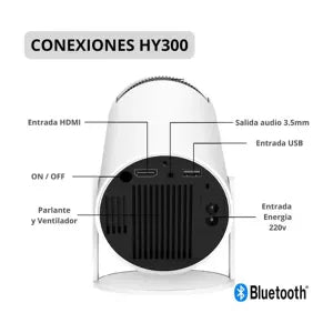 PROYECTOR ANDROID HY300™ – DISFRUTA PELÍCULAS, SERIES Y JUEGOS EN GRANDE.