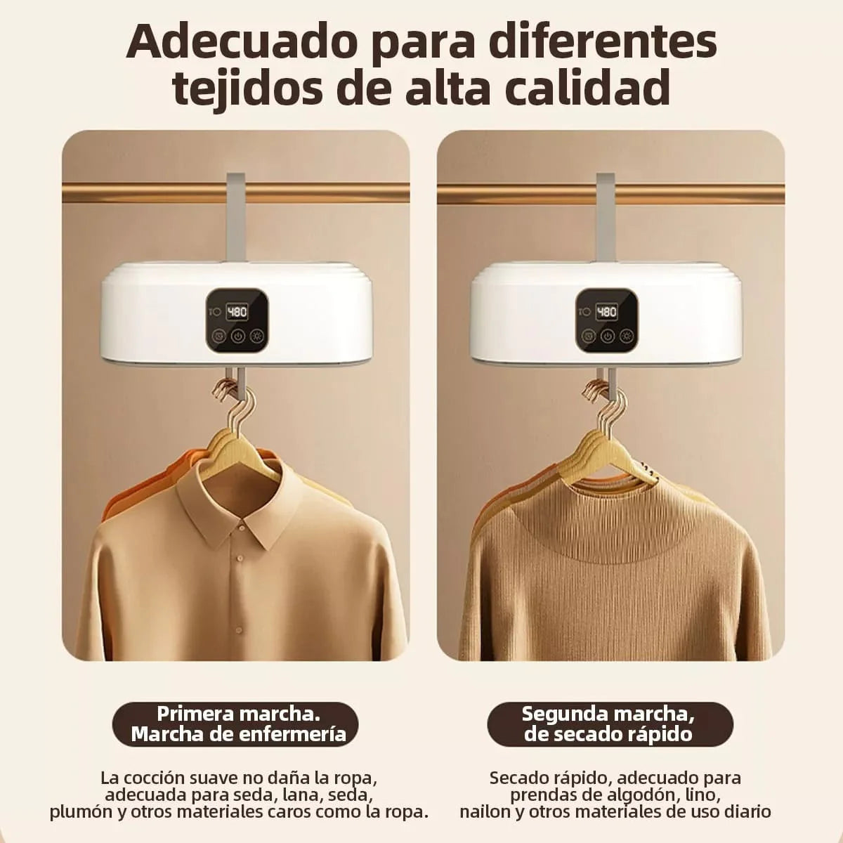 SECADOR COLGANTE™ PORTÁTIL 600W – SECA TU ROPA EN MINUTOS, ¡DONDE SEA!