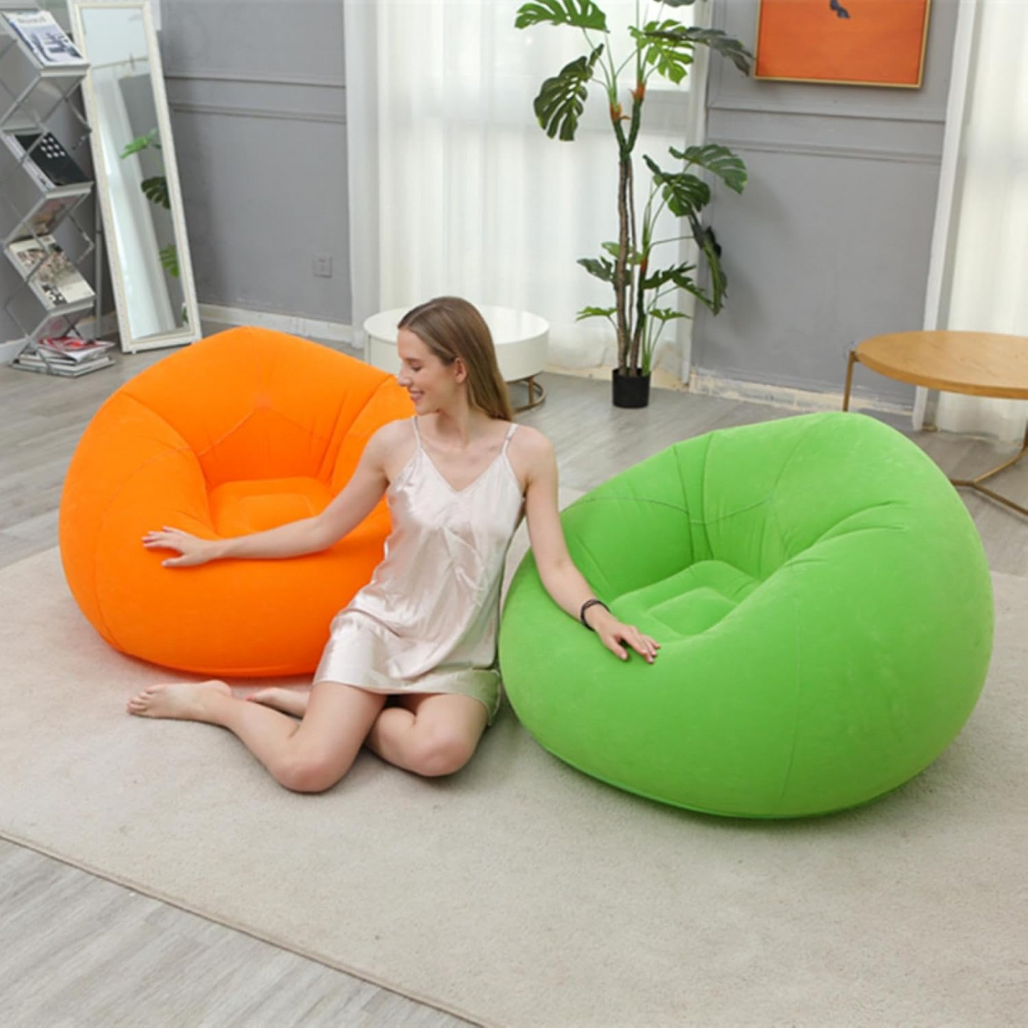 Sillón Inflable Puffs Ergonomico